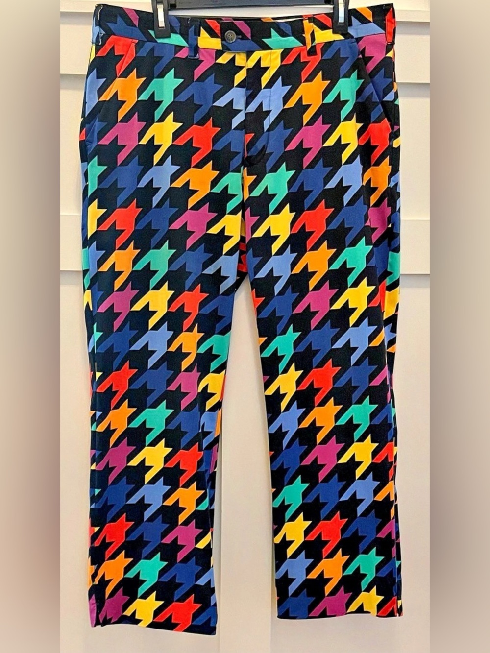 Loudmouth Golf Men’s Heritage "Razzle Dazzle” Houndstooth Pants Sz 36 x 30